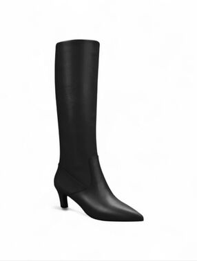 Knee High Boots for Women Size 6 Long Tall Boots for Women Faux Leather